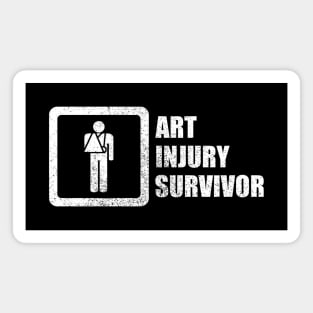 Art Injury Survivor Magnet